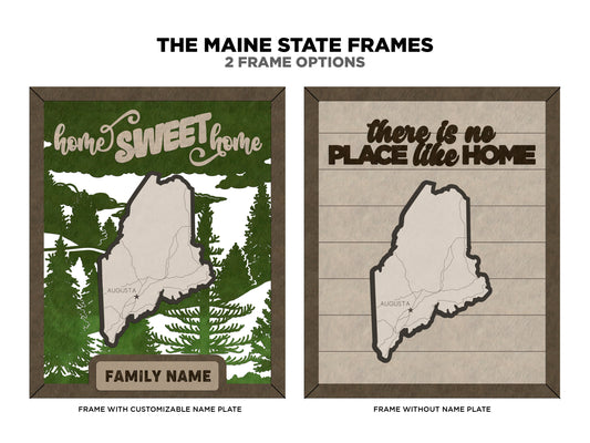 Maine State Frame