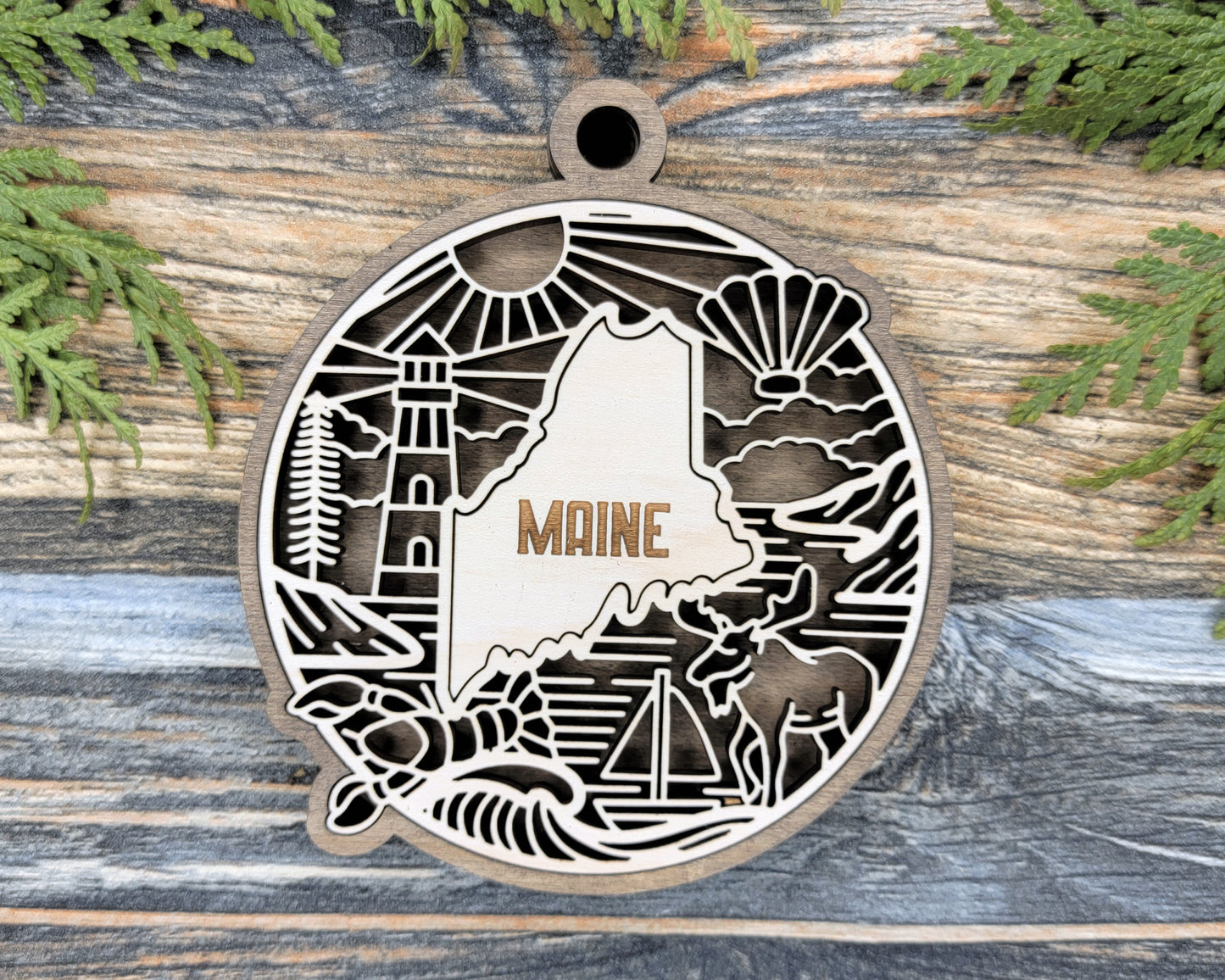 Maine State Heritage Ornament
