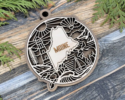 Maine State Heritage Ornament