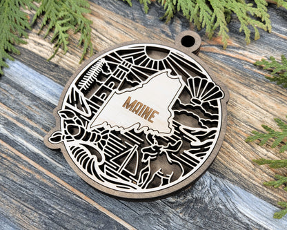 Maine State Heritage Ornament