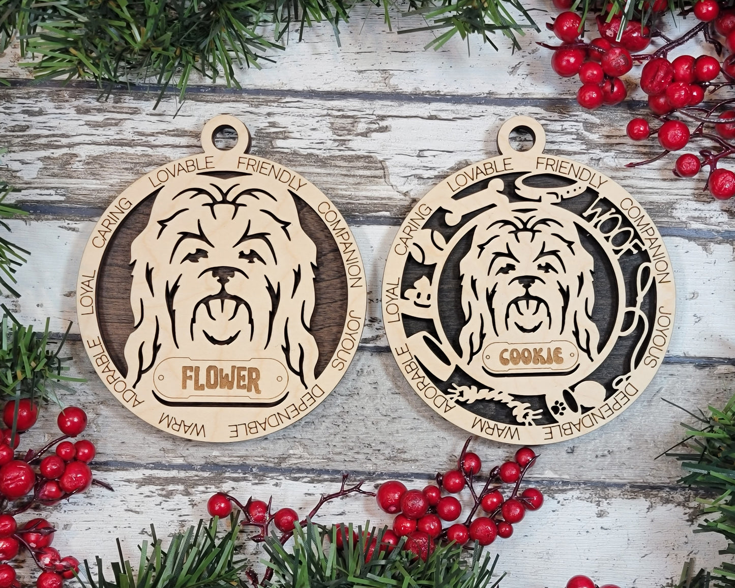 Adorable Dog Ornaments Pack 1