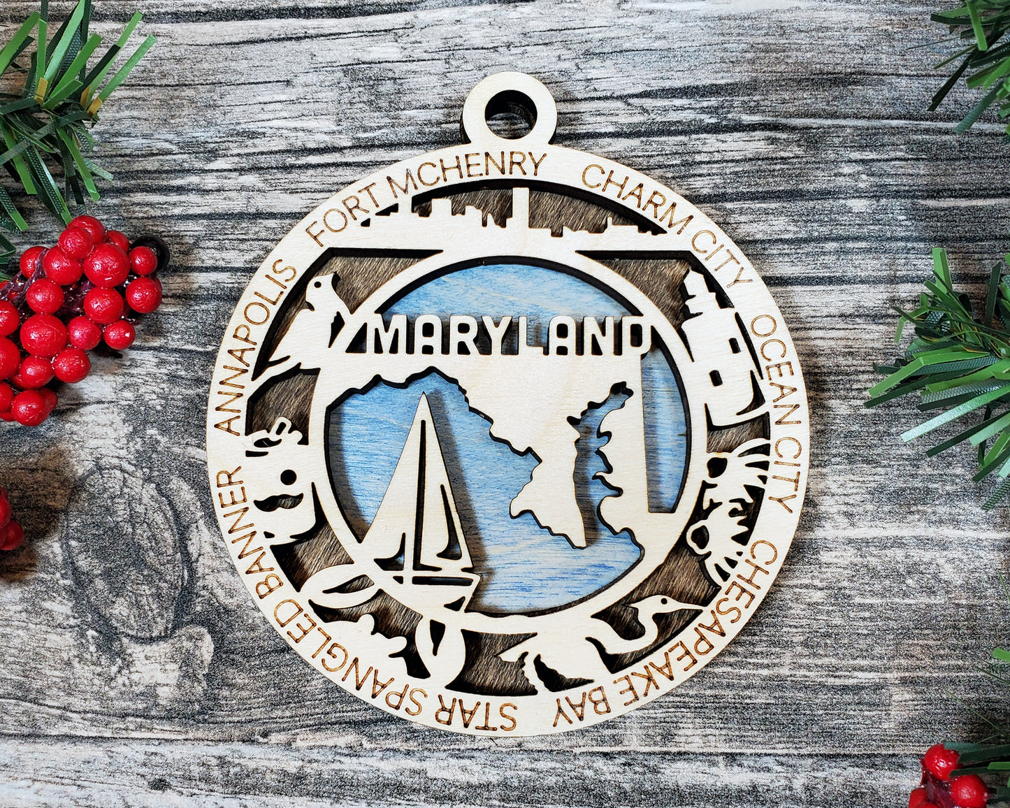 Maryland State Ornament (21)