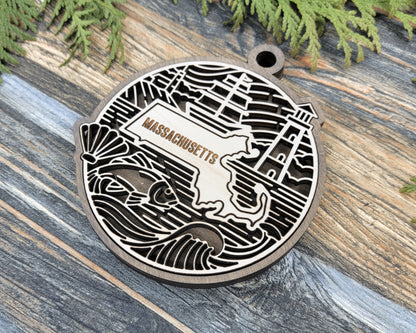 Massachusetts State Heritage Ornament