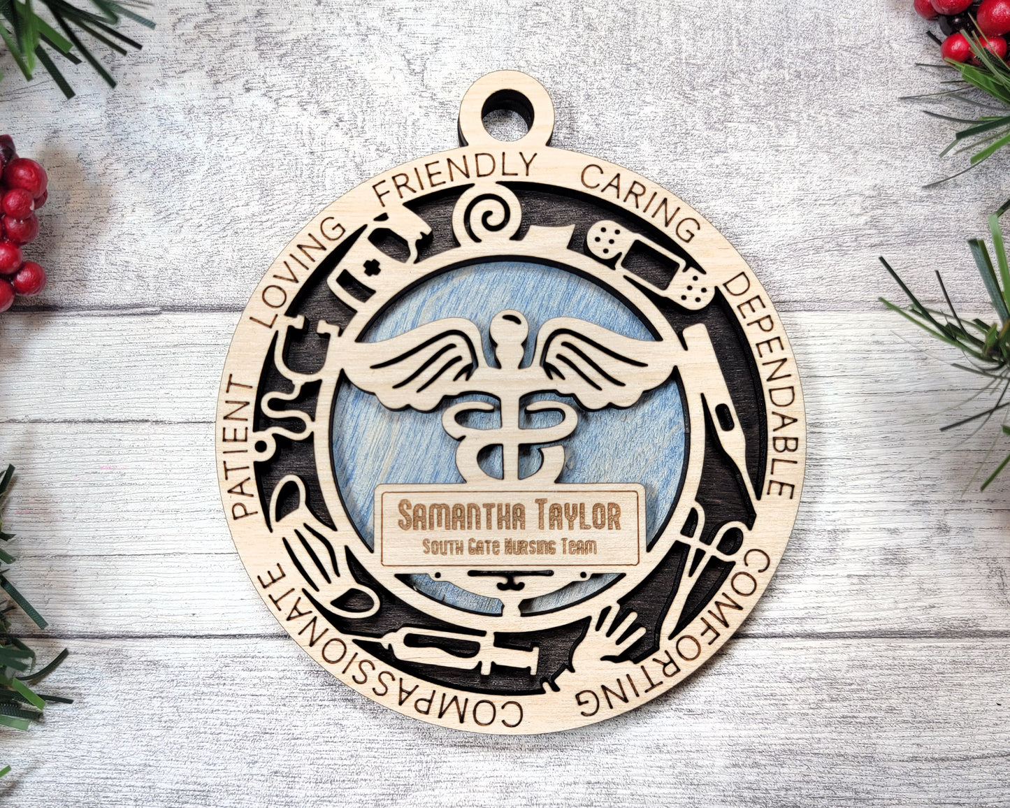 Medical Symbol Ornament (Customizable)