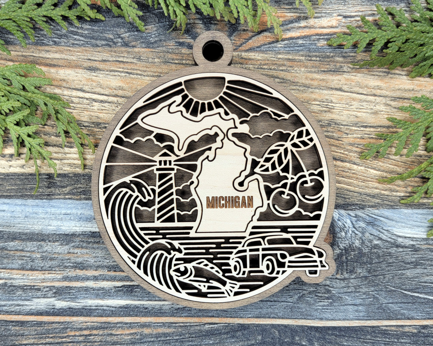 Michigan State Heritage Ornament