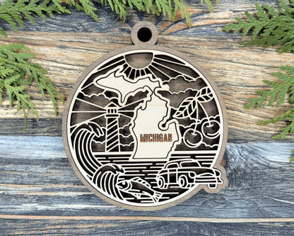 Michigan State Heritage Ornament