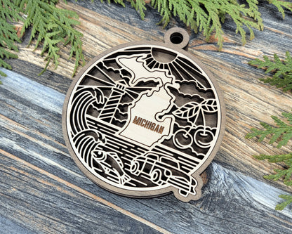 Michigan State Heritage Ornament