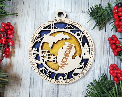 Michigan State Ornament (23)
