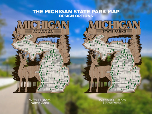 Michigan State Park Map