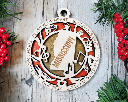 Mississippi State Ornament (25)