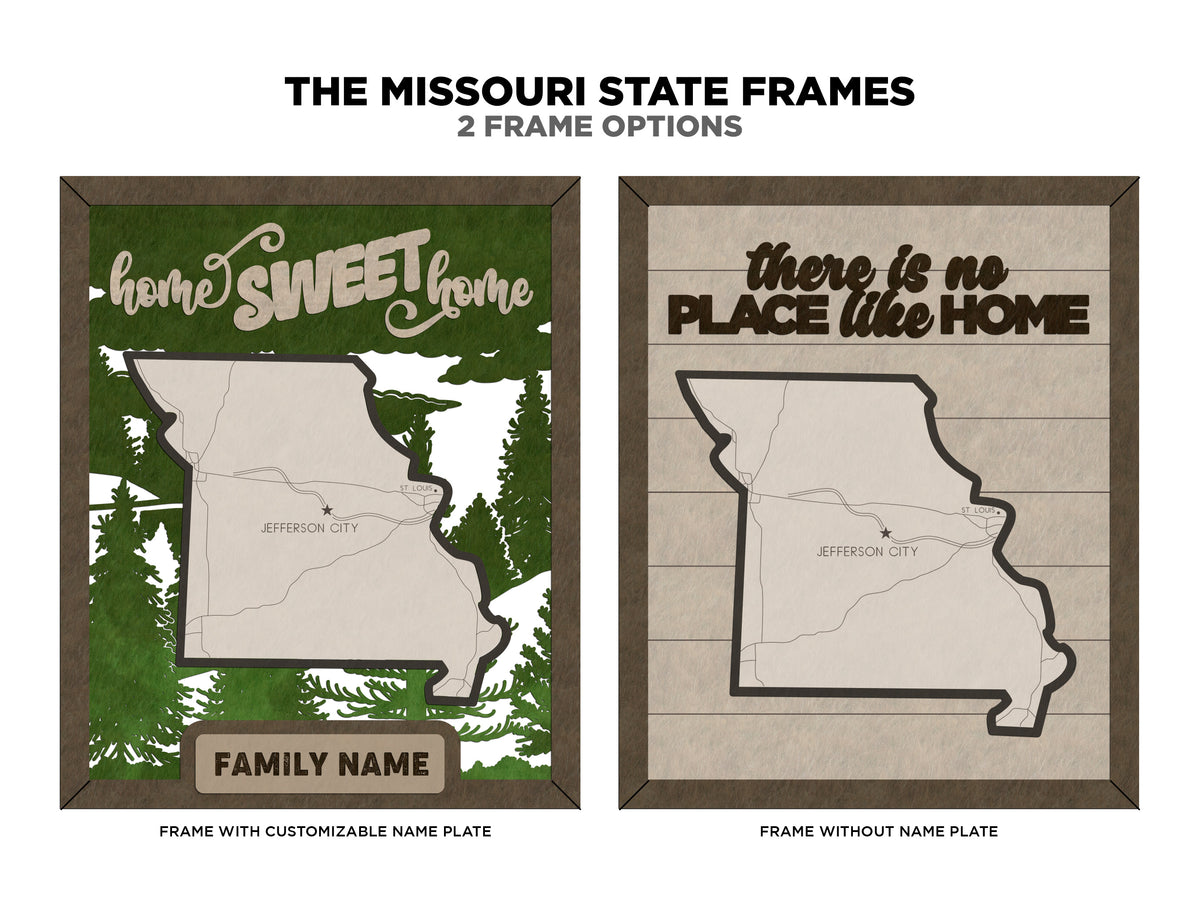 Alabama State Frame – 2 Dudes Designs