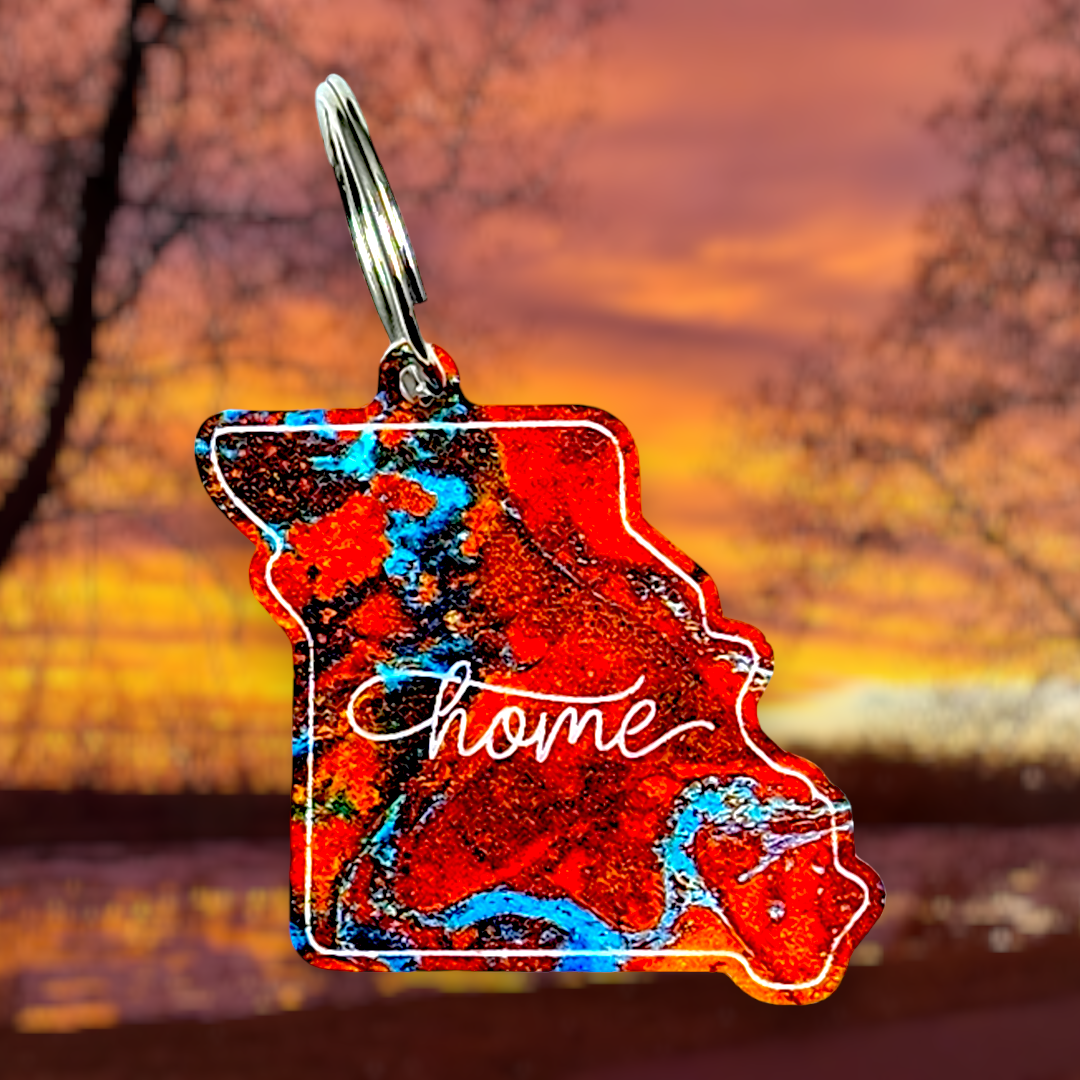 Missouri Home Keychain