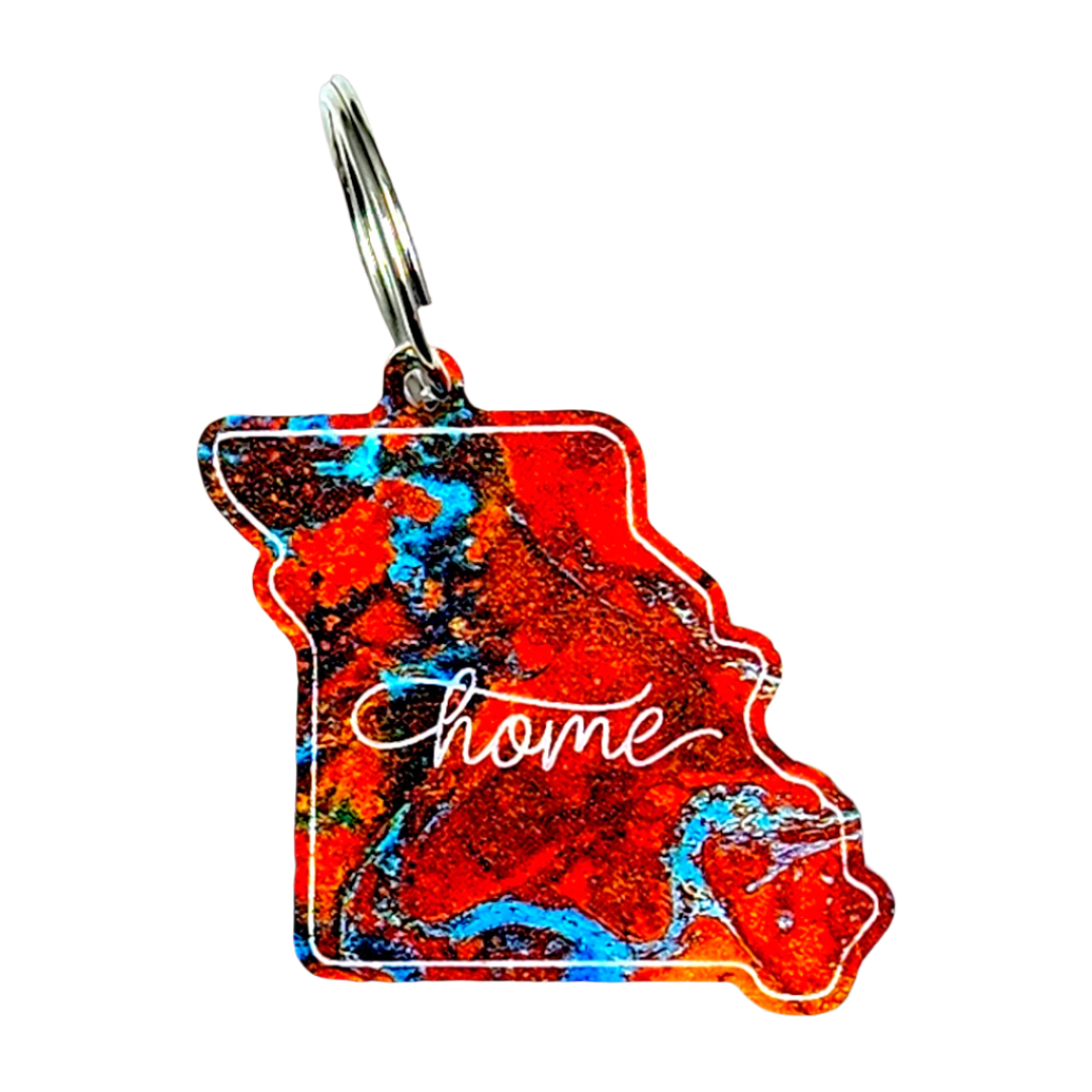 Missouri Home Keychain