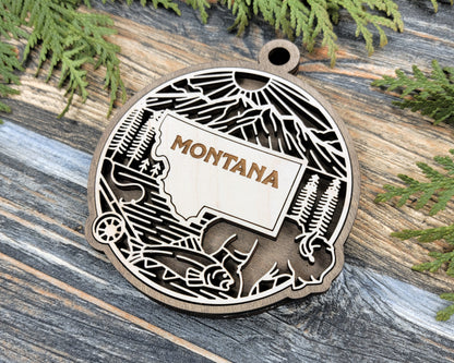 Montana State Heritage Ornament