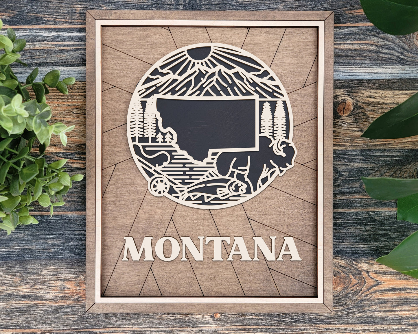 Montana Heritage Frame Pop Sign