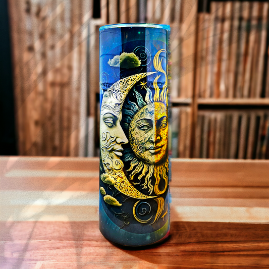 Moon and Sun 20 Oz. Graphic Stainless-Steel Tumbler