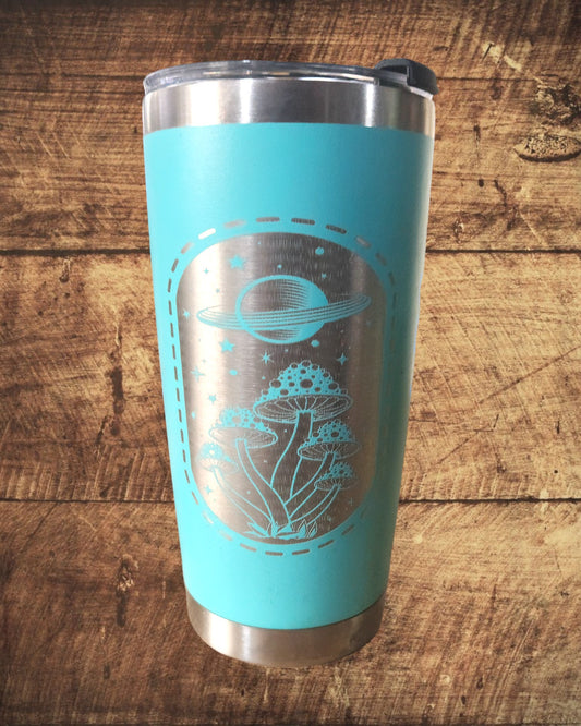 Mushroom in the Sky Engraved 20 Oz Tumbler