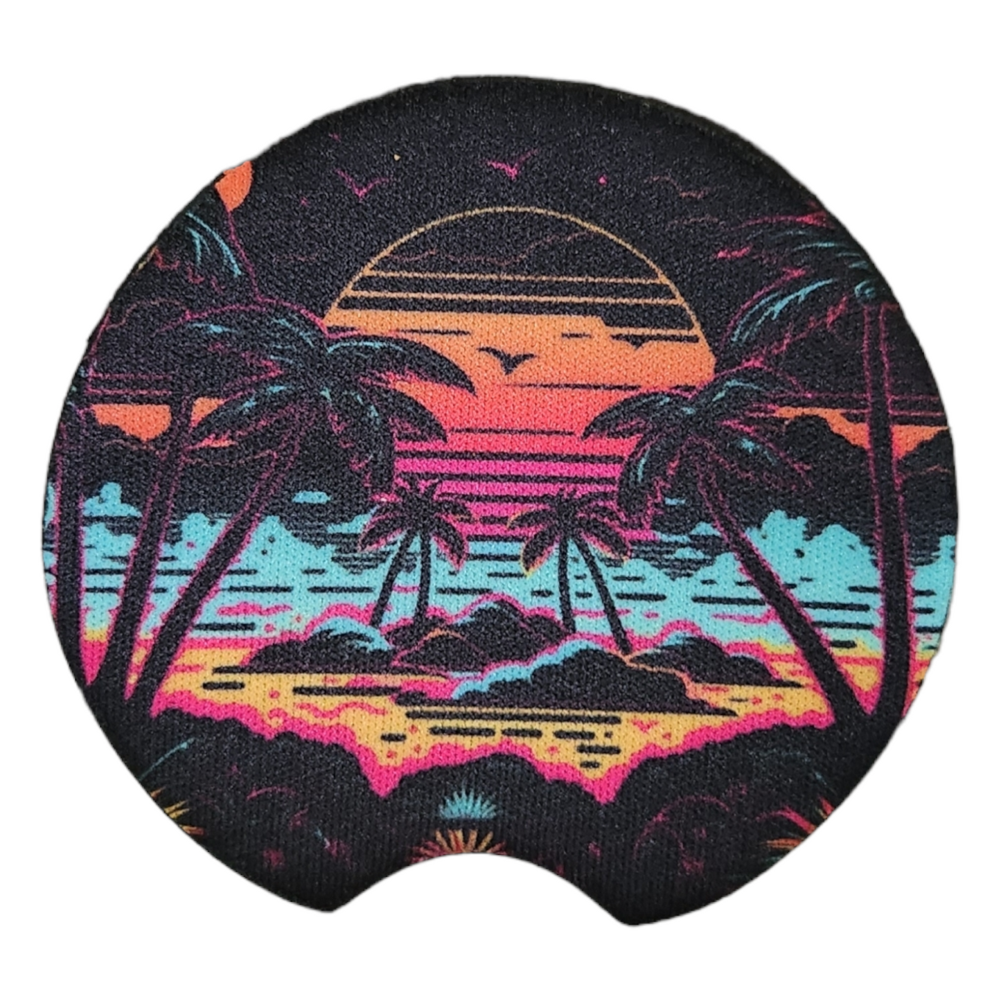 Tropical Island Sunset (Set of 2)