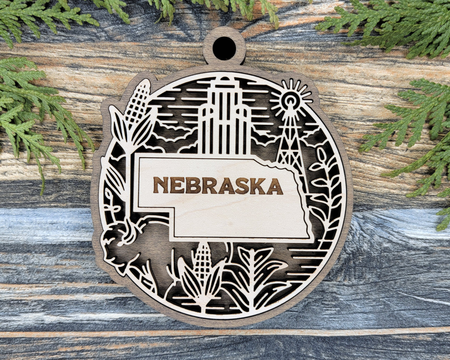 Nebraska State Heritage Ornament