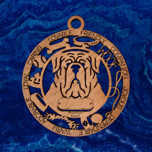 Neopolitan Mastiff Dog Ornament (109)