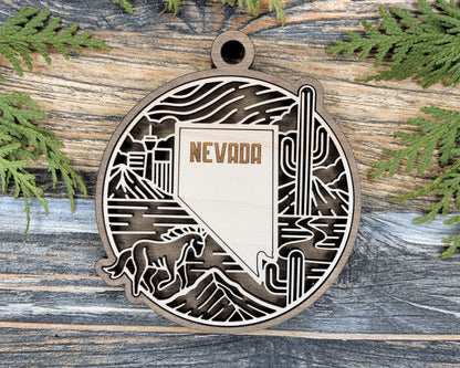 Nevada State Heritage Ornament
