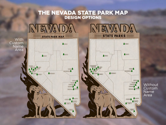 Nevada State Park Map