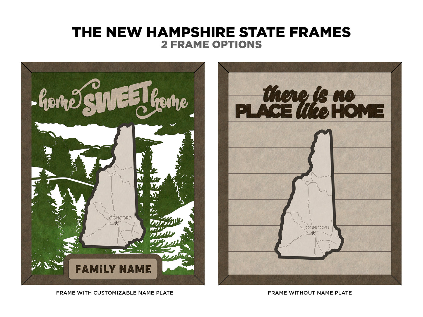 New Hampshire State Frame