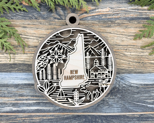 New Hampshire State Heritage Ornament