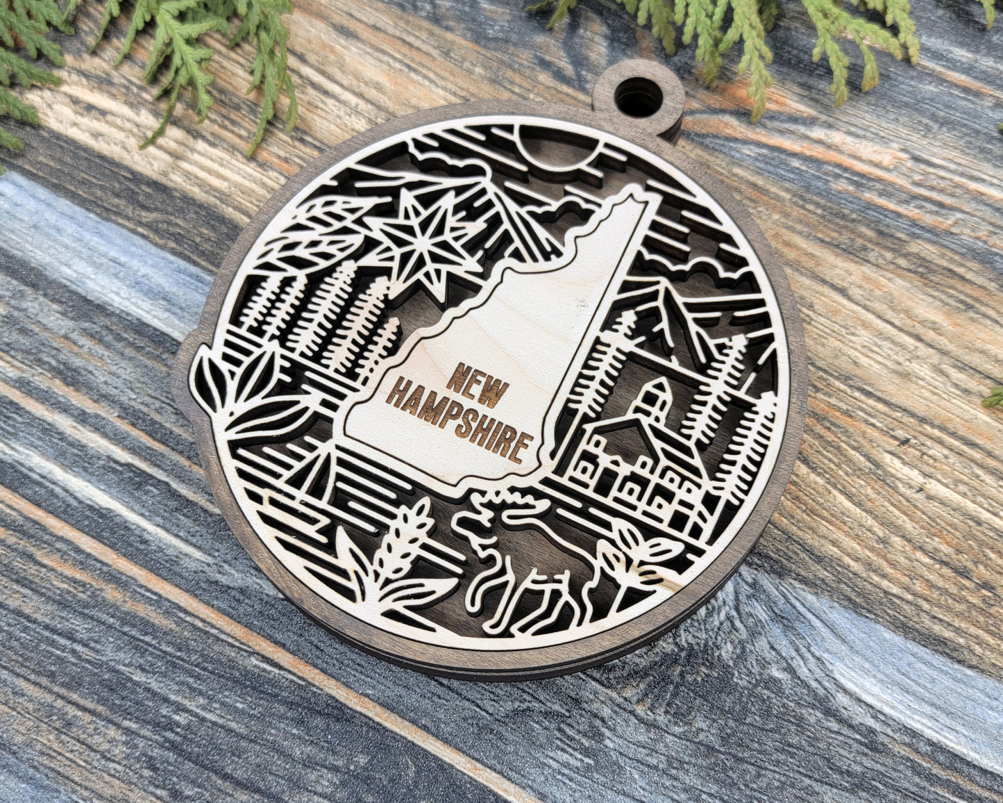New Hampshire State Heritage Ornament