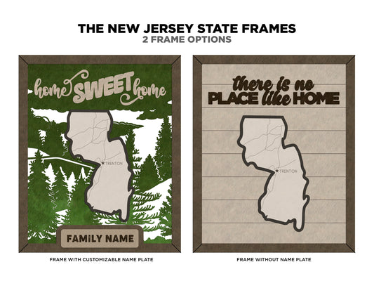 New Jersey State Frame