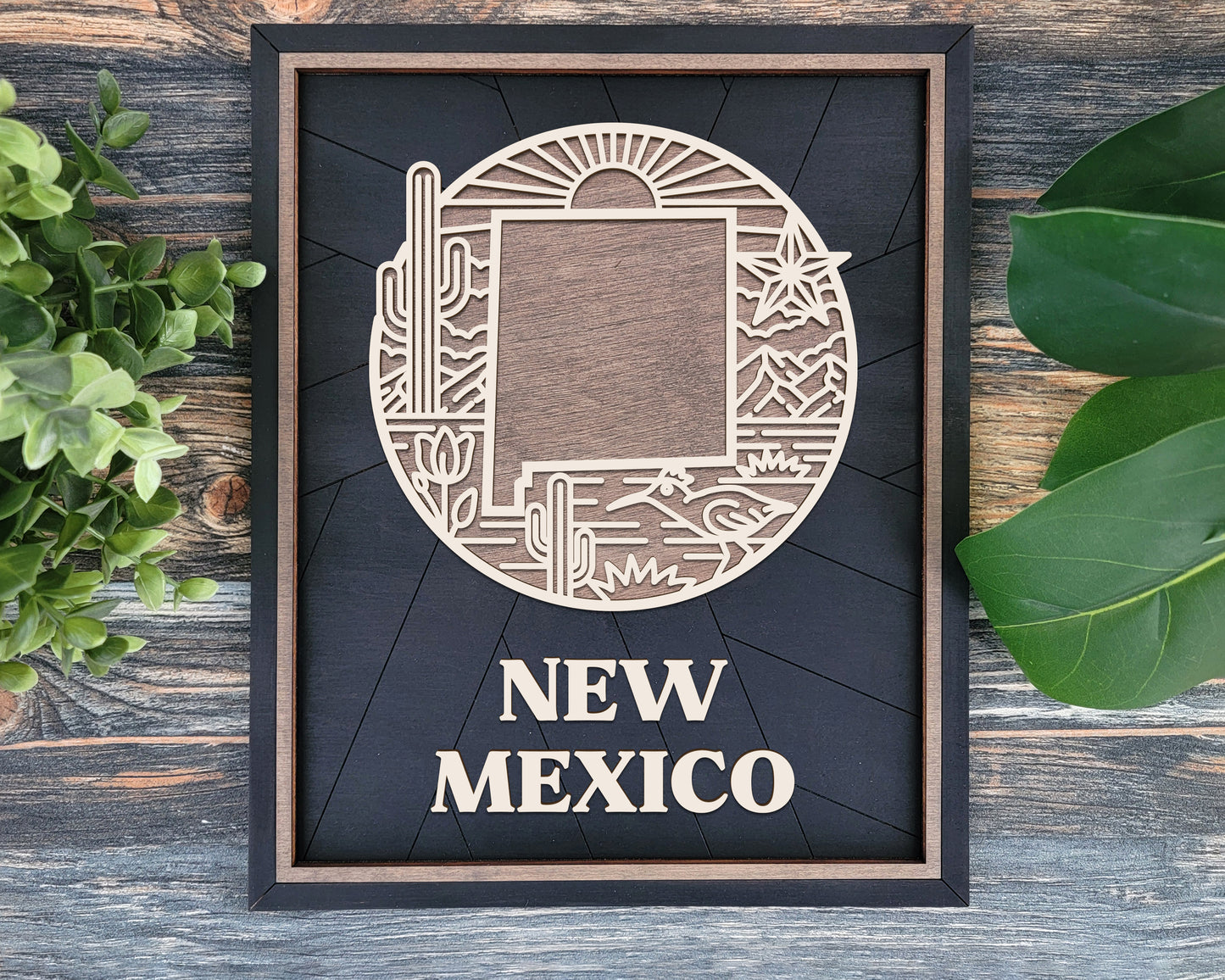 New Mexico Heritage Frame Pop Sign