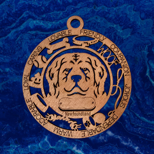Newfoundland Dog Ornament (110)