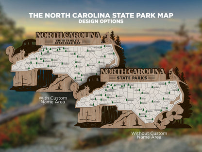 North Carolina State Park Map