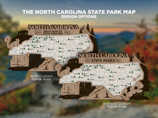 North Carolina State Park Map