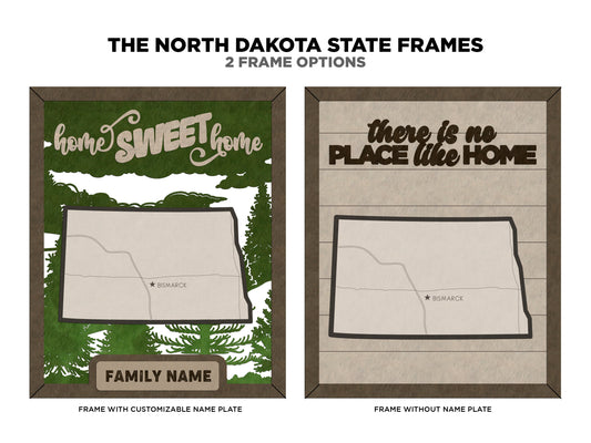 North Dakota State Frame