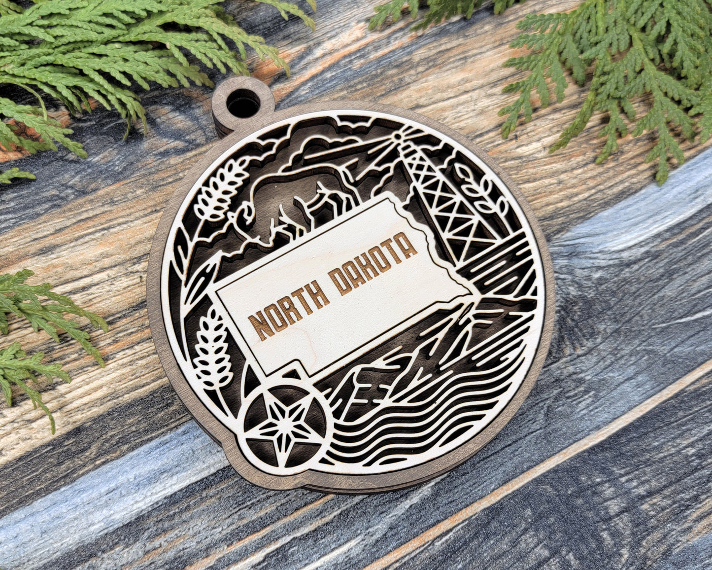 North Dakota State Heritage Ornament