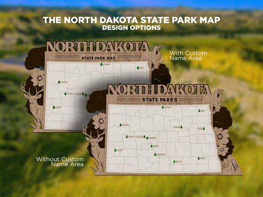 North Dakota State Park Map