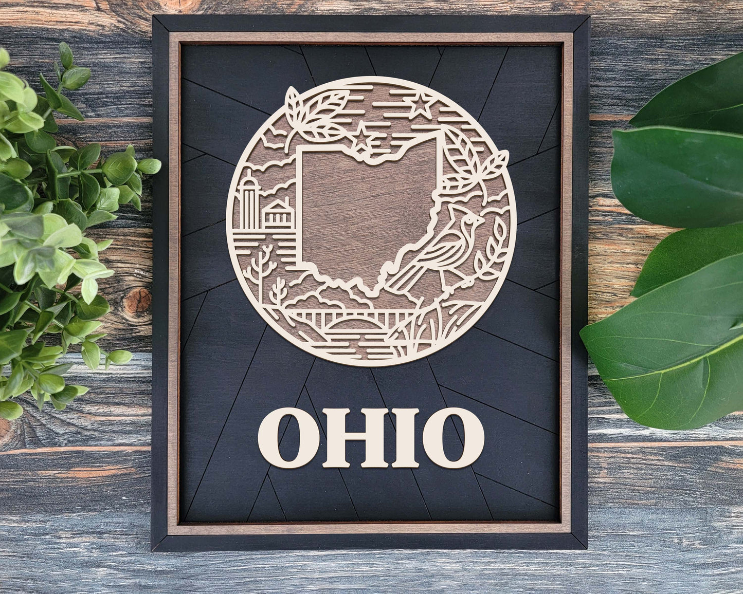 Ohio Heritage Frame Pop Sign