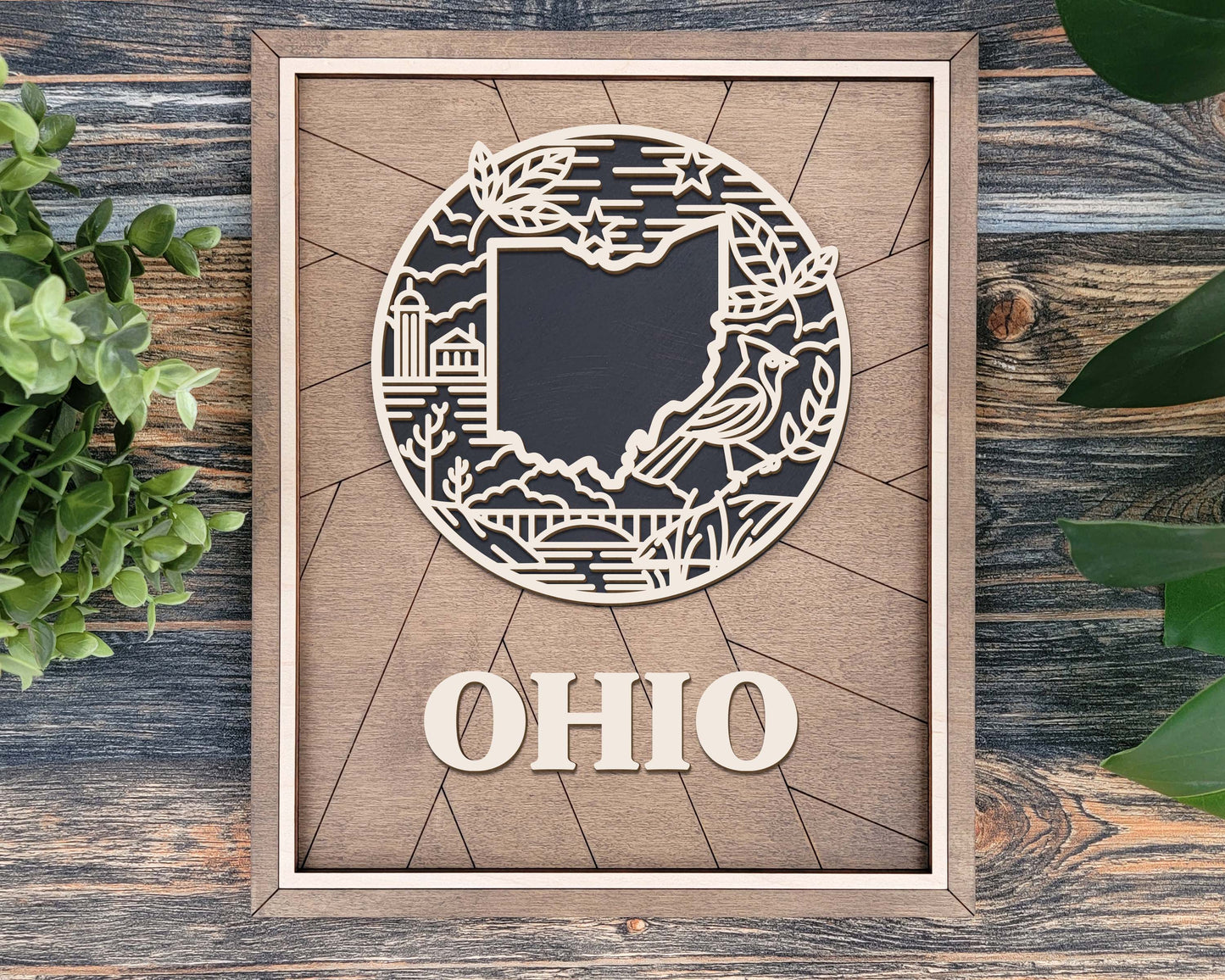 Ohio Heritage Frame Pop Sign