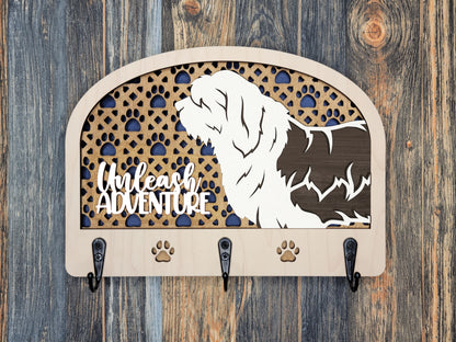 Old English Sheepdog Leash Holder