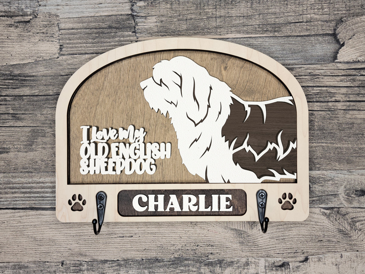 Old English Sheepdog Leash Holder (82)
