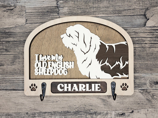 Old English Sheepdog Leash Holder (82)