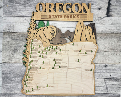 Oregon State Park Map