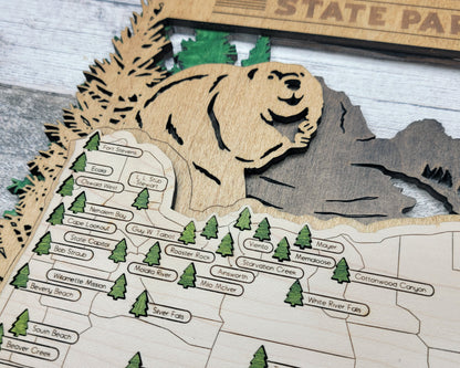 Oregon State Park Map
