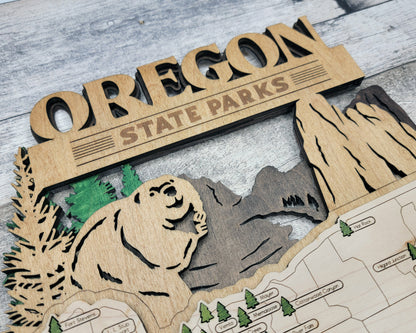 Oregon State Park Map