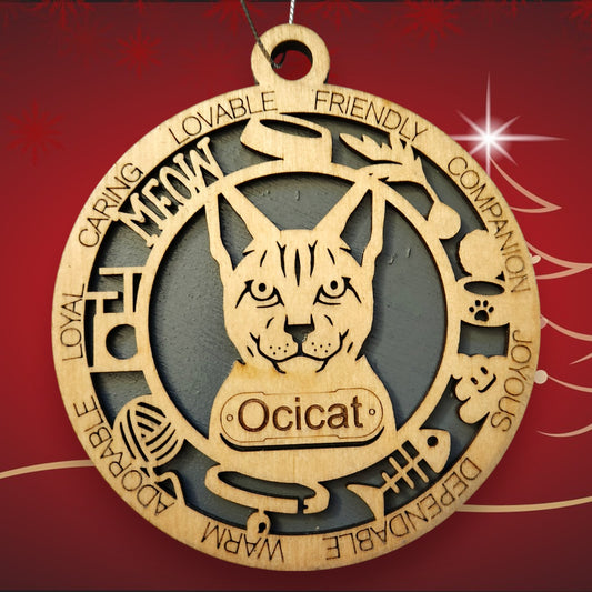 Ocicat Cat (with Icons)