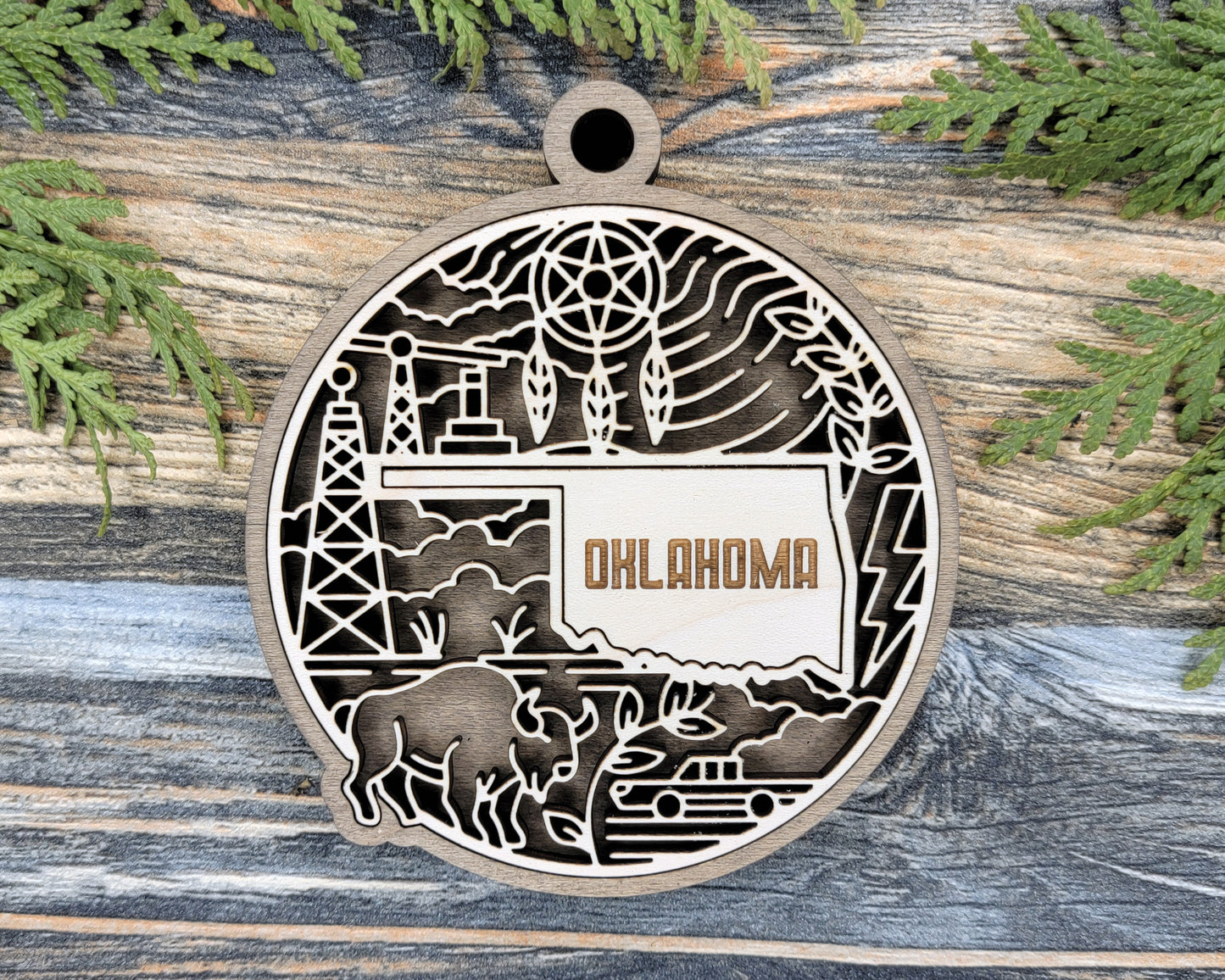 Oklahoma State Heritage Ornament