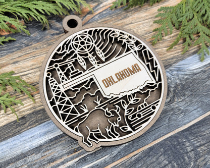 Oklahoma State Heritage Ornament