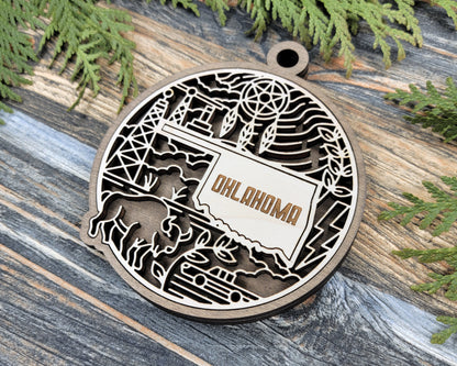 Oklahoma State Heritage Ornament