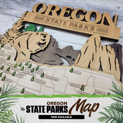 Oregon State Park Map